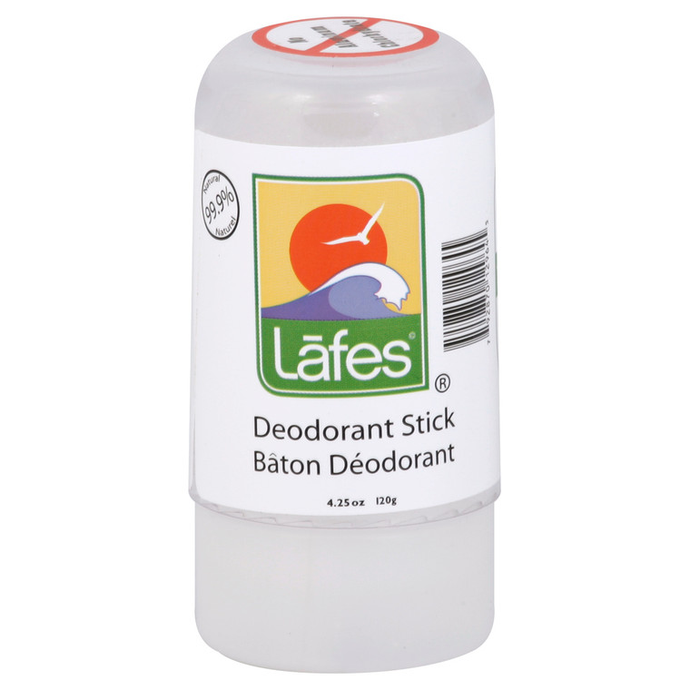 Lafe`s Natural Bodycare, Deodorant Stick Unscented, 1 Each, 4.25 Oz
