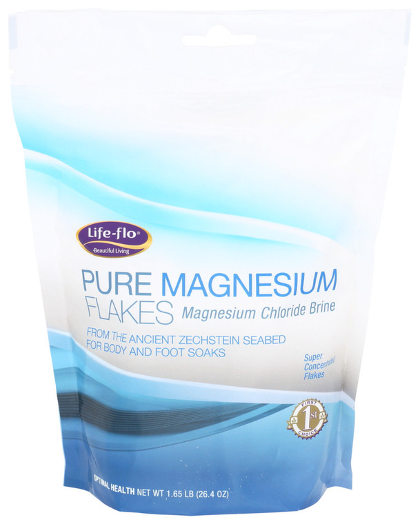 Life-flo Health Products, Pure Magnesium Flakes, 1 Each, 1.65 Lb