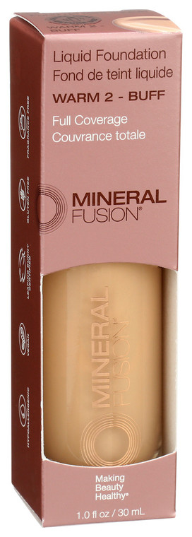 Mineral Fusion, Liquid Foundation Warm 2, 1 Each, 1 Oz