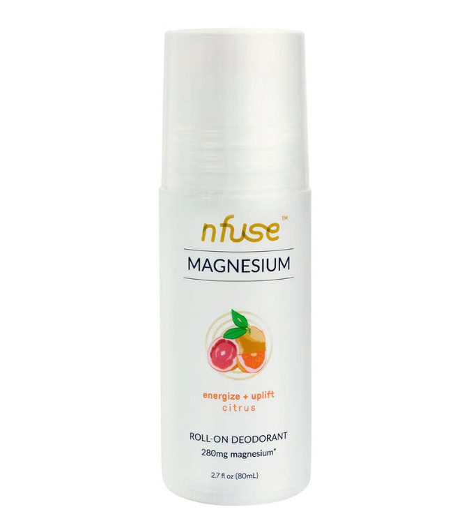 Nfuse, Magnesium Natural Citrus Deodorant, Case Of 6, 2.7 Fl Oz