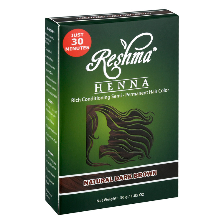 Reshma, Natural Dark Brown Henna, Case Of 1, 1.05 Oz