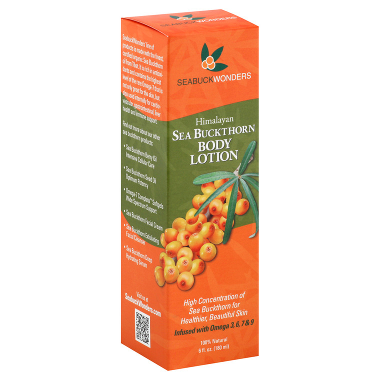 Seabuck Wonders, Sea Buckthorn Body Lotion, 1 Each, 6 Fl Oz