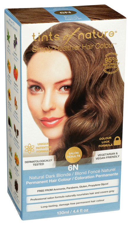 Tints Of Nature, 6n Natural Dark Blonde Hair Color, 1 Each, 4.4 Oz