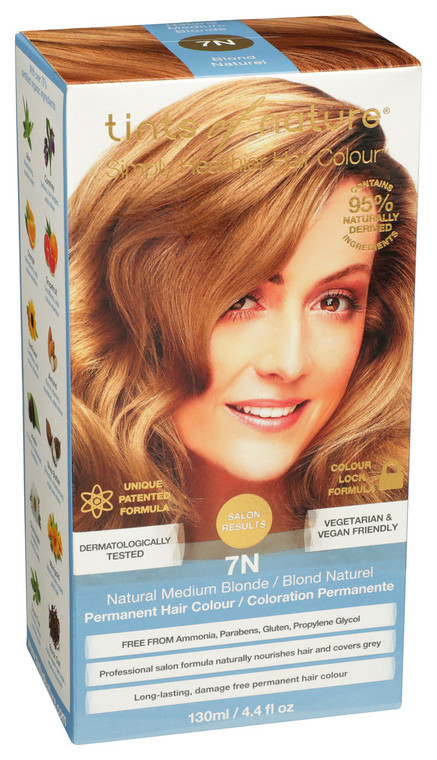 Tints Of Nature, 7n Natural Medium Blonde Hair Color, 1 Each, 4.4 Oz