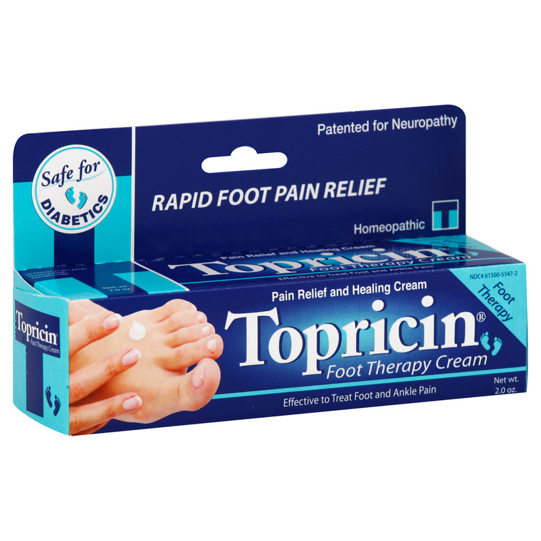 Topricin, Topricin Foot Therapy Cream Rapid Foot Cream Relief, 1 Each, 2 Oz