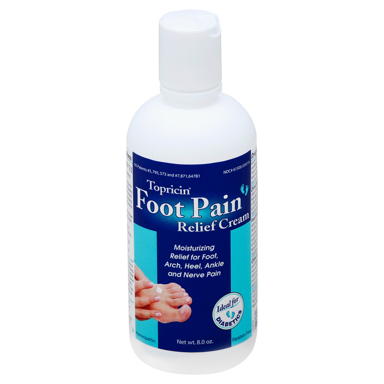 Topricin, Topricin Foot Pain Relief Cream, 1 Each, 8 Oz