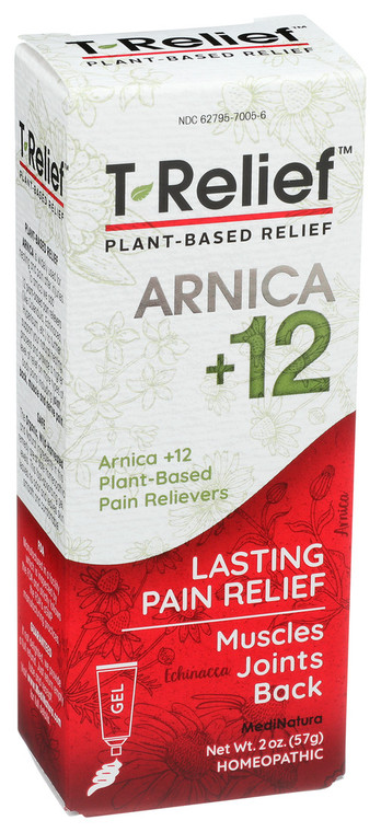 T-relief, Arnica +12 Pain Relief Gel, 1 Each, 1.76 Oz