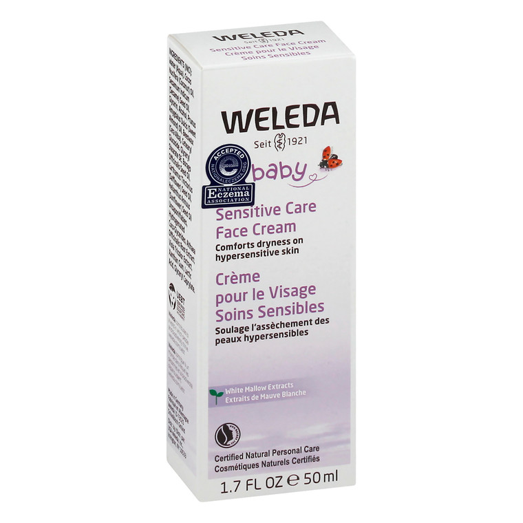 Weleda Products, Baby Sensitive Care White Mallow Extracts Face Cream, 1 Each, 1.7 Oz