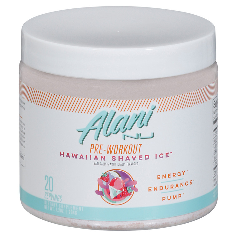 Alani, Pre-workout Hawaiian Shaved Ice Flavored, 1 Each, 7.2 Oz
