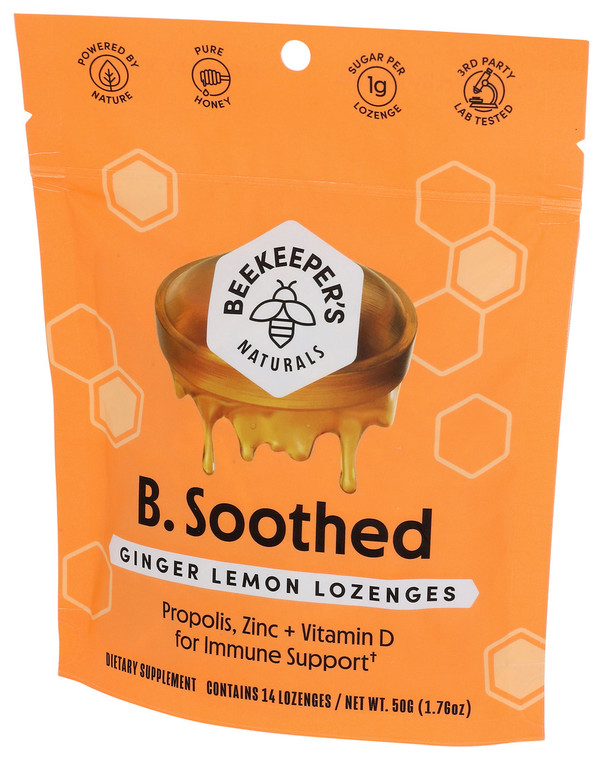 Beekeeping Naturals, Besoothed's Ginger Lemon, 1 Each, 1.76 Oz