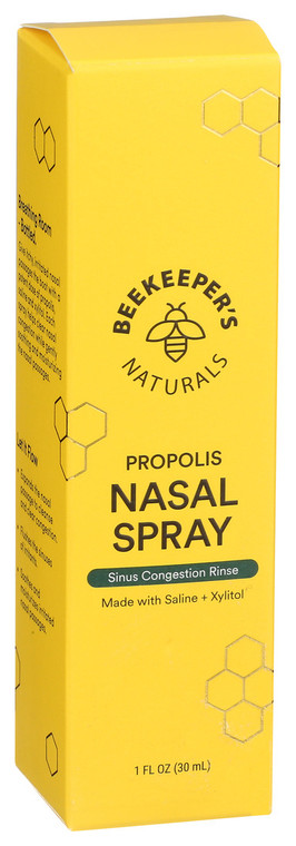 Beekeeper S Naturals, Congestion Relief Propolis Nasal Rinse Spray, 1 Each, 1 Fl Oz