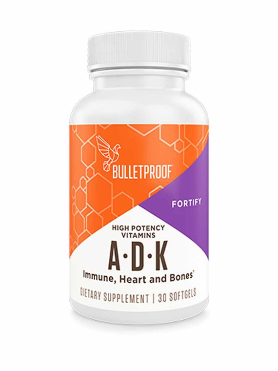 Bulletproof, Vitamins A D And K, 1 Each, 30 Ct