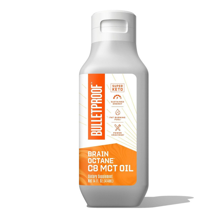 Bulletproof, Mct Brain C8 Octane Oil, 1 Each, 14 Fl Oz