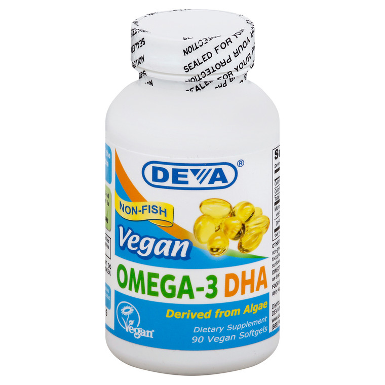 Deva, Vegan Omega 3 Dha, 1 Each, 90 Sgel