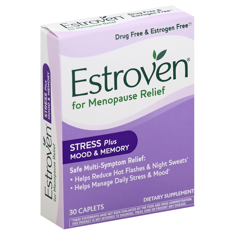 Estroven, Menopause Relief Plus Mood Boost Caplets, 1 Each, 30 Ct