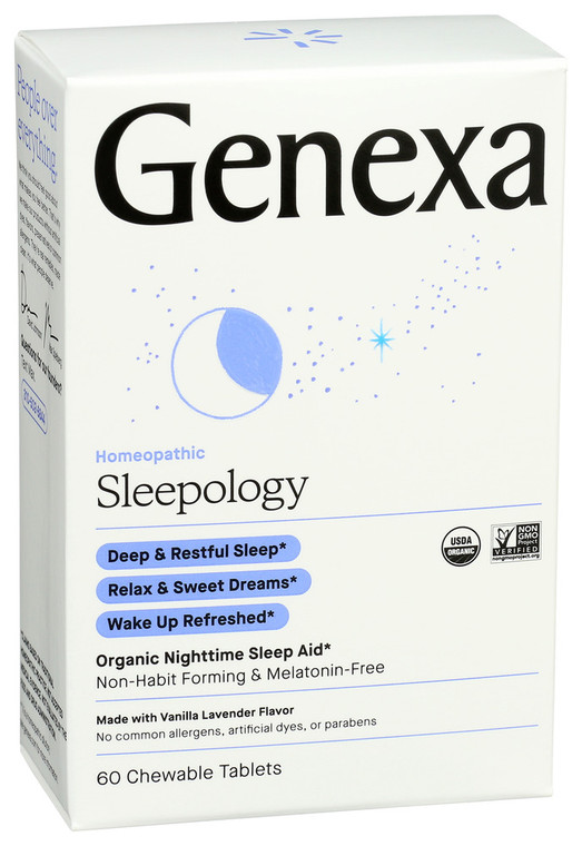 Genexa, Sleepology Organic Nighttime Sleep Aid, 1 Each, 60 Tab