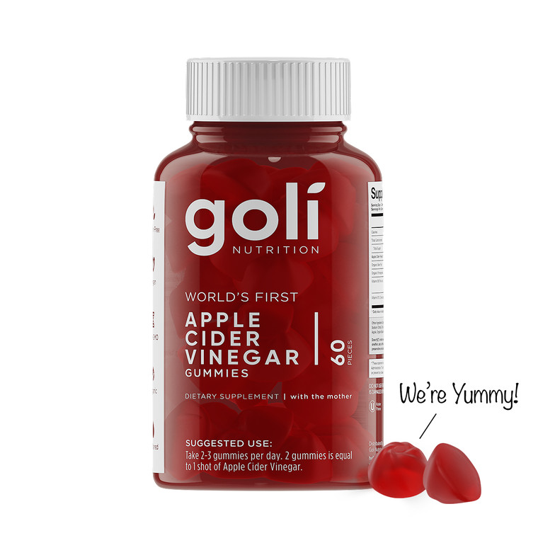 Goli Nutrition, Apple Cider Vinegar Gummies, 1 Each, 60 Ct