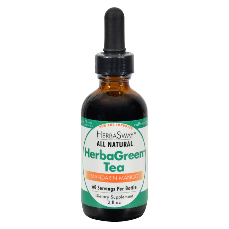 Herbasway, Herbagreen Tea Mandarin Mango, 1 Each, 2 Fl Oz.