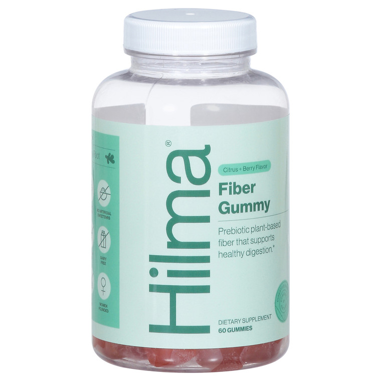 Hilma, Citrus + Berry Flavor Fiber Gummy Supplement, Case Of 1, 60 Ct