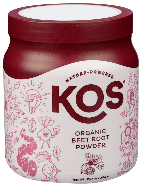 Kos, Organic Powder Beet Root Gluten Free, 1 Each, 12.7 Oz