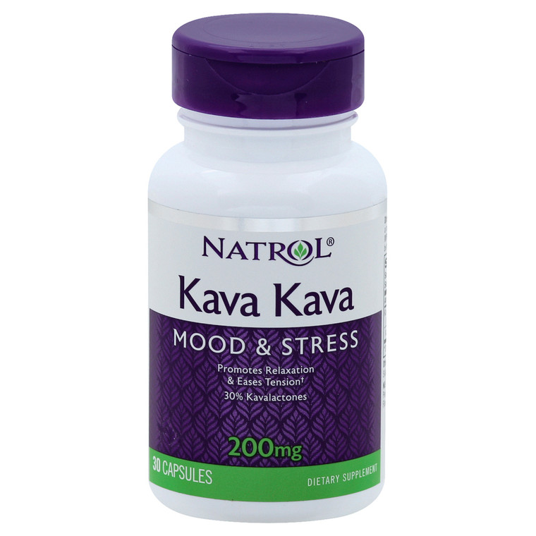 Natrol, Kava Kava Mood And Stress 200 Mg, 1 Each, 30 Cap