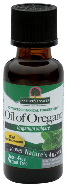 Nature's Answer, Wild Mediterranean Oil Of Oregano, 1 Each, 1 Oz