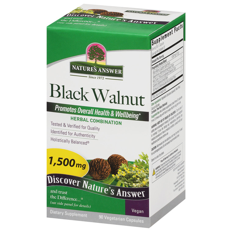 Nature's Answer, Black Walnut Capsules, Case Of 1, 90 Vcap