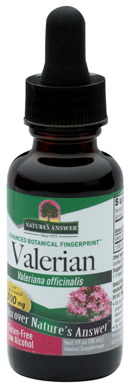 Nature's Answer, Valerian, Case Of 1, 1 Fl Oz
