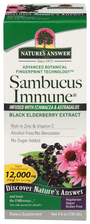 Nature's Answer, Sambucus Immune Support, 1 Each, 4 Oz