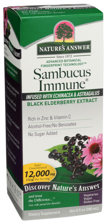 Nature's Answer, Sambucus Immune Support, 1 Each, 8 Fl Oz
