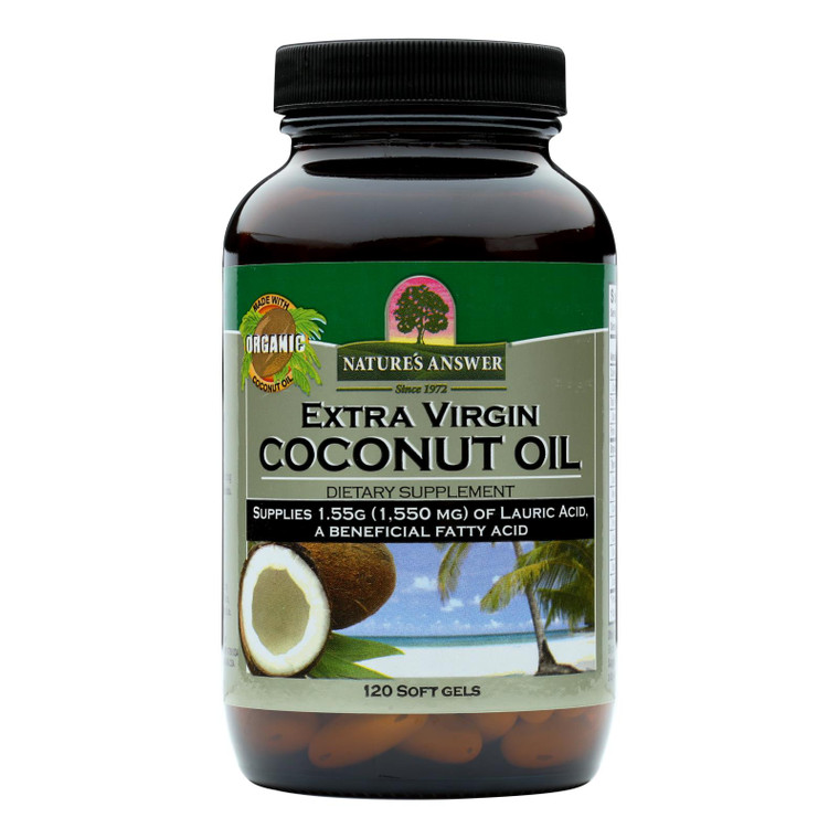 Nature's Answer, Extra Virgin Coconut Oil, 1 Each, 120 Sgel