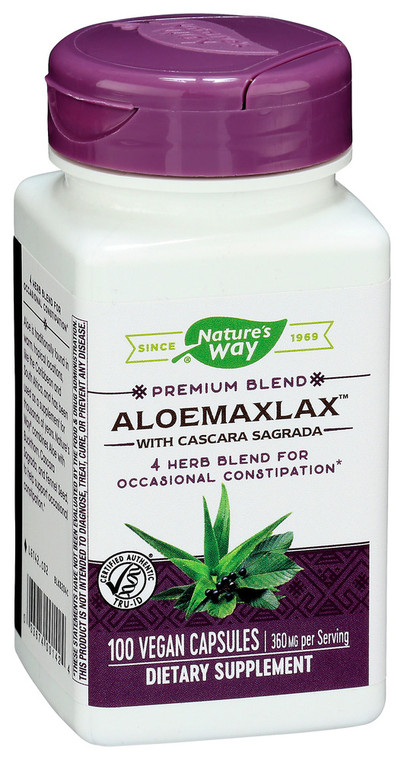 Nature's Way, Dietary Supplement Aloemaxlax, 1 Each, 100 Cap