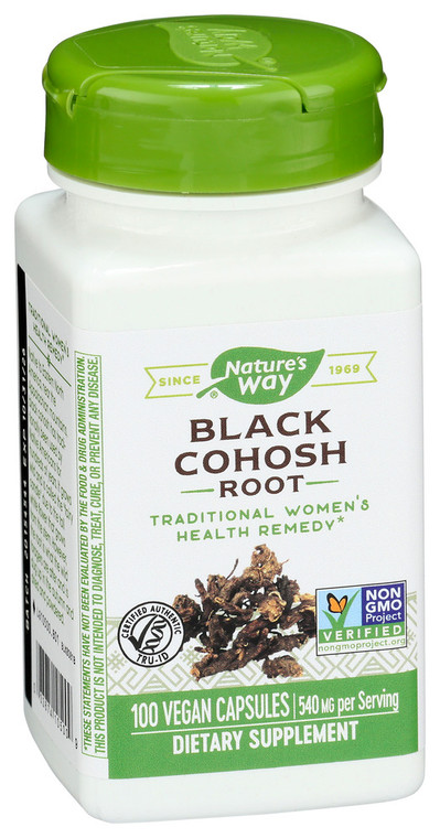 Nature's Way, Dietary Supplement Black Cohosh Root, 1 Each, 100 Cap