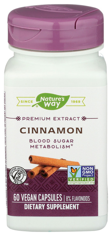 Nature's Way, Cinnamon, 1 Each, 60 Vcap