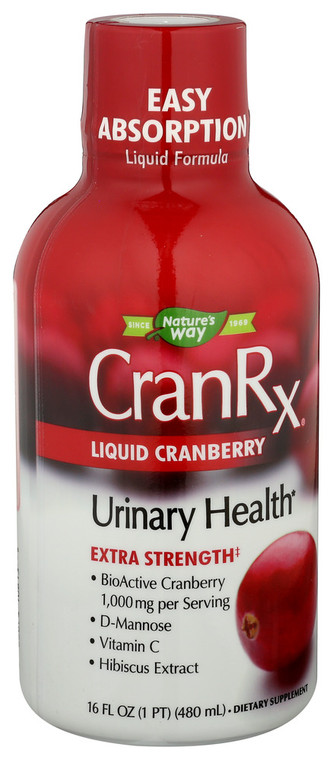 Nature's Way, Cranrx Extra Strength Liquid Urinary Health, 1 Each, 16 Fl Oz