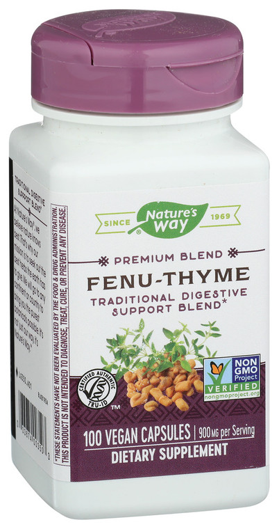 Nature's Way, Dietary Supplement Fenu Thyme, 1 Each, 100 Cap