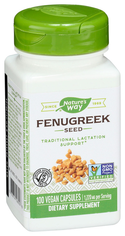 Nature's Way, Dietary Supplement Fenugreek Seed, 1 Each, 100 Cap