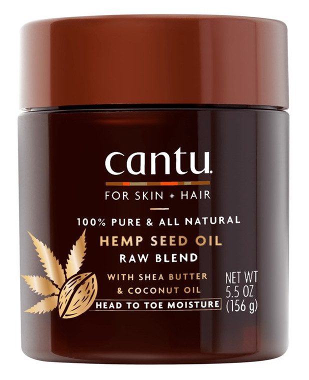Cantu For Skin + Hair Hemp Seed Oil Raw Blend 5.5Oz Jar
