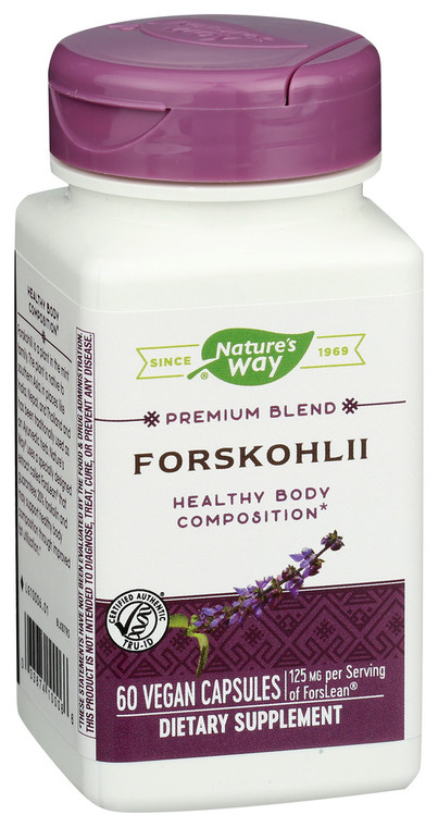 Nature's Way, Dietary Supplement Forskohlii Standardized, 1 Each, 60 Vcap