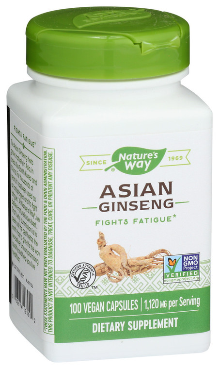 Nature's Way, Dietary Supplement Korean Ginseng, 1 Each, 100 Cap