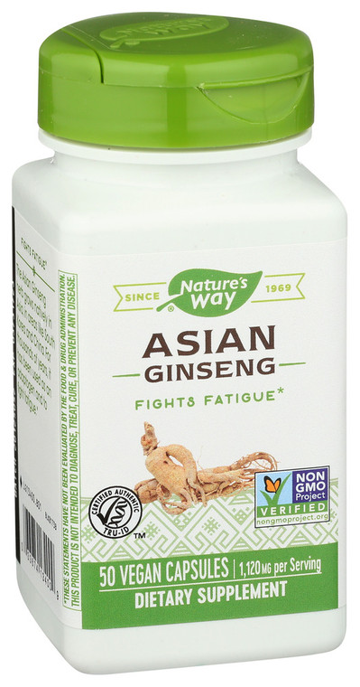Nature's Way, Dietary Supplement Korean Ginseng, 1 Each, 50 Cap