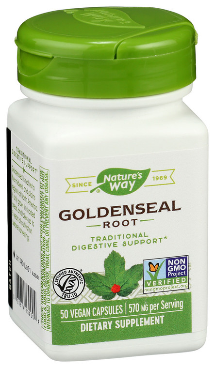 Nature's Way, Dietary Supplement Goldenseal Root, 1 Each, 50 Cap