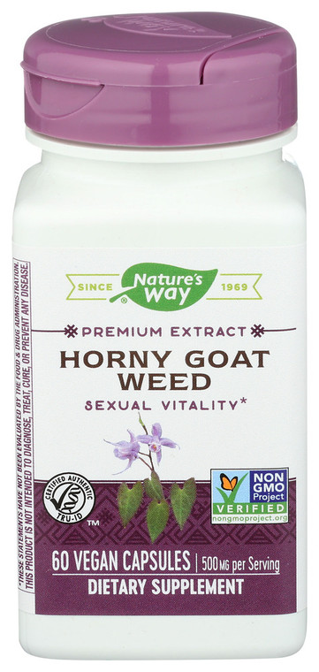 Nature's Way, Horny Goat Weed, 1 Each, 60 Vcap