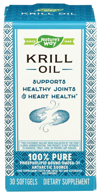 Nature's Way, Krill Oil 500mg, 1 Each, 30 Sgel