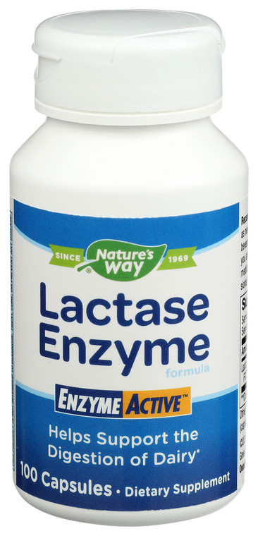 Nature's Way, Lactase Enzyme Formula: Ules, 1 Each, 100 Cap