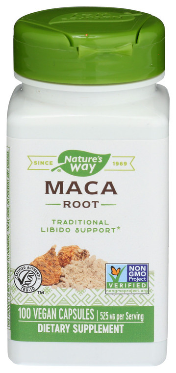 Nature's Way, Maca Root, 1 Each, 100 Vcap