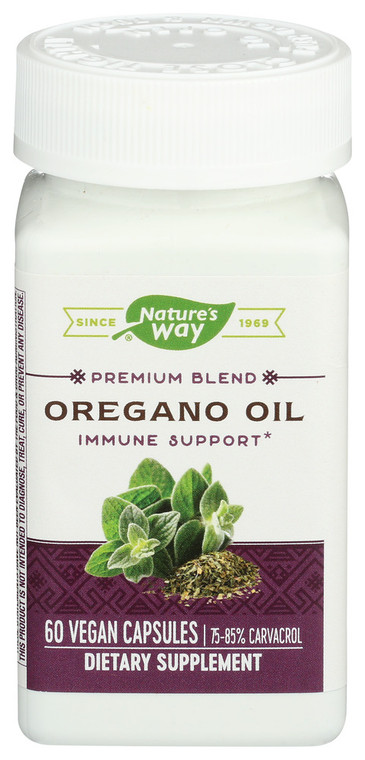 Nature's Way, Oregano Oil Premium Blend 75-85% Carvacrol, 1 Each, 60 Vcap