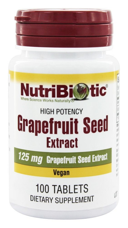 Nutribiotic, Grapefruit Seed Extract Dietary Supplement, 1 Each, 100 Ct