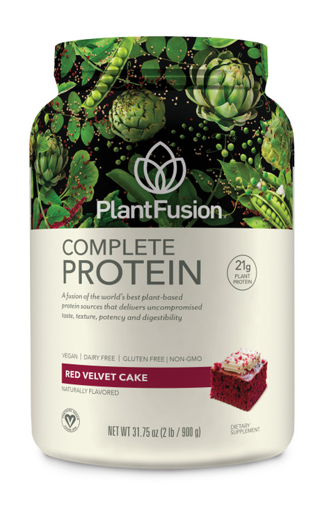 Plantfusion, Complete Plant Protein Red Velvet Cake 2 Lbs, 1 Each, 31.75 Oz