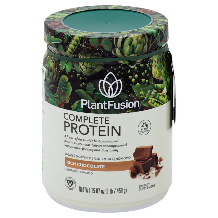Plantfusion, Complete Protein Powder Rich Chocolate, 1 Each, 15.87 Oz